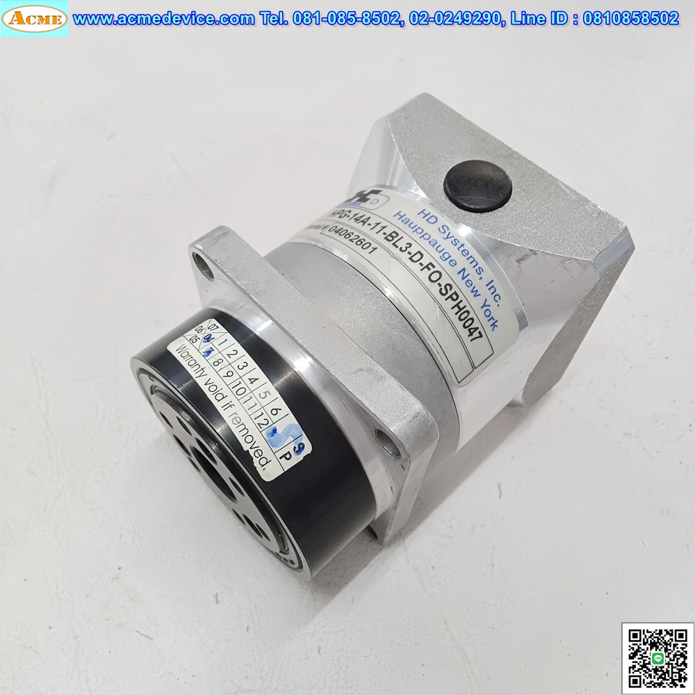 Gear Head Harmonic รุ่น HPG-14A-11-BL3-D-F0-SPH0047, Ratio 11:1, เพลาเข้า 6.25mm
