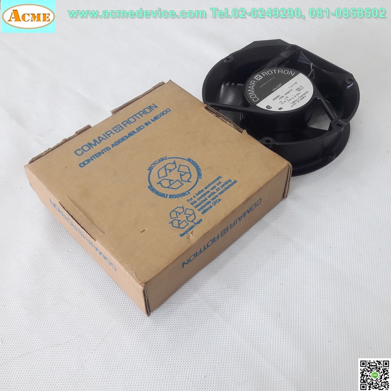 Cooling Fan Comaip Rotron รุ่น MR2B3TDN, 115VAC, ขนาด 7 นิ้ว, 26/30w (172x150x51mm,Aluminum Frame)