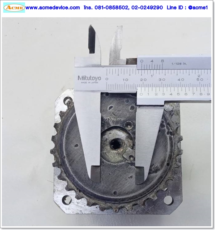 Gear Head Shangyang รุ่น SB60-05-S2-P2-L1, Ratio 5:1, (เพลาเข้า 14 mm., ออก 16 mm.), for 200W, 400W