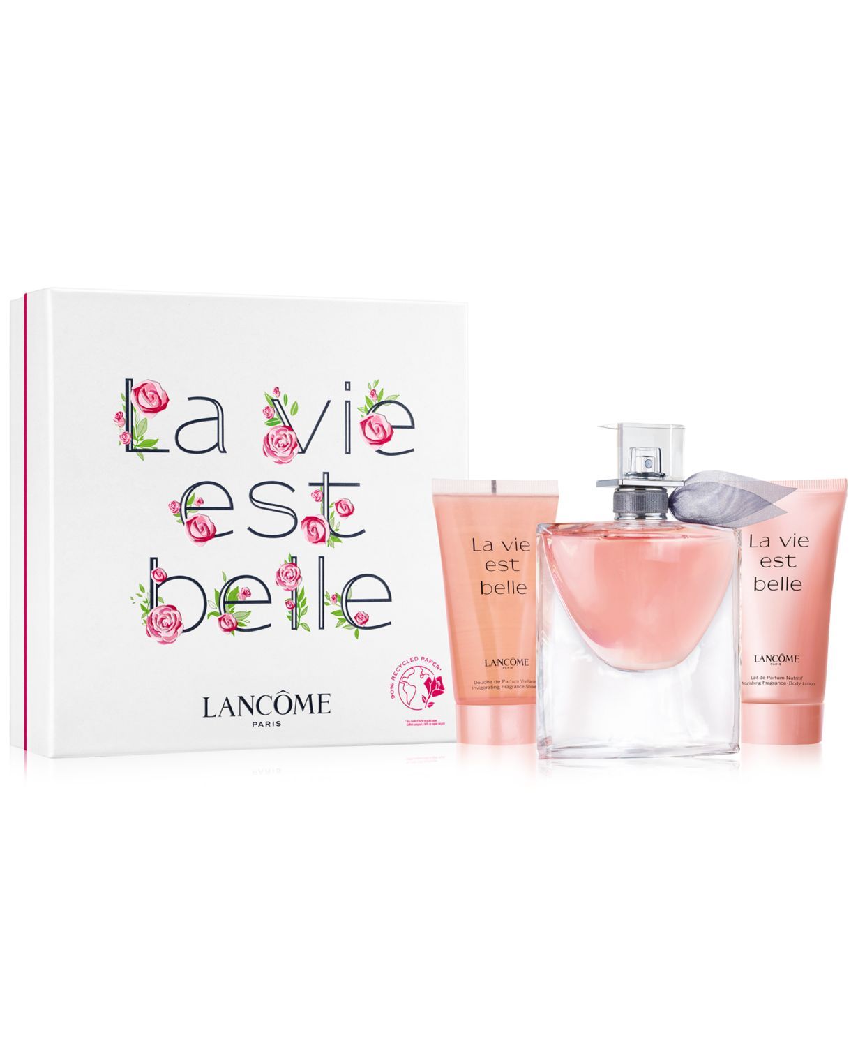 น้ำหอมลังโคม Lancome La Vie Est Belle EDP 50ml SET + Shower + Body Lotion
