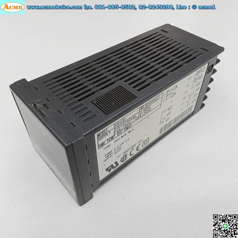 Temperature Controller RKC รุ่น CB100, 100-240VAC, Input PT100, Output Relay