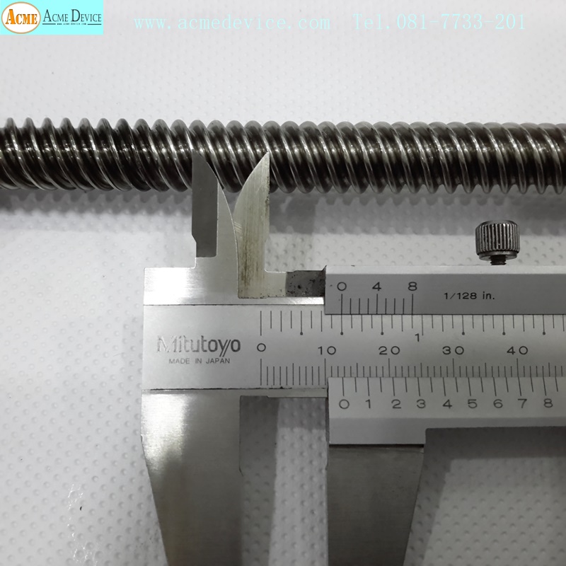 Lead Screw ขนาดเพลา 12 mm x 250 mm, Stroke 50 mm, Pit 12 mm