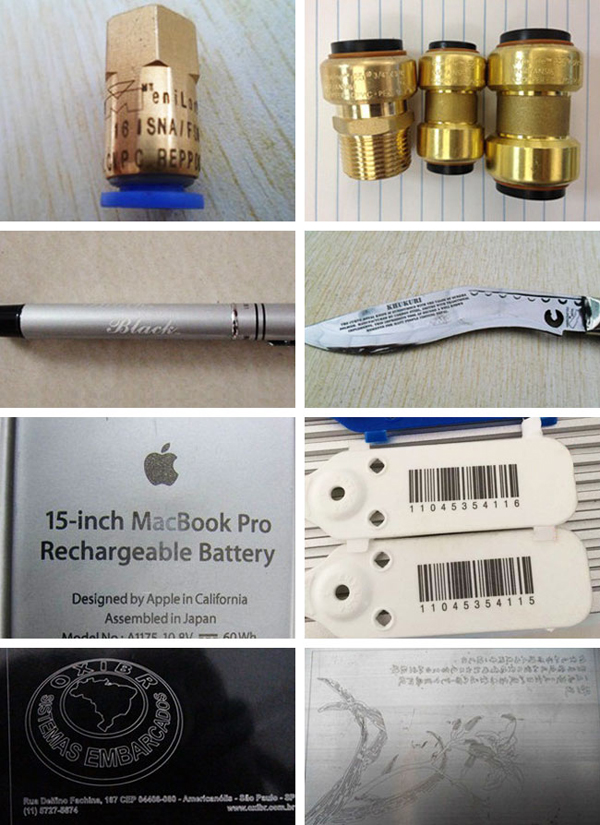 ไฟเบอร์ออฟติกส์เลเซอร์ มาคกิ้งและแกะสลัก S005 50W 300x300mm