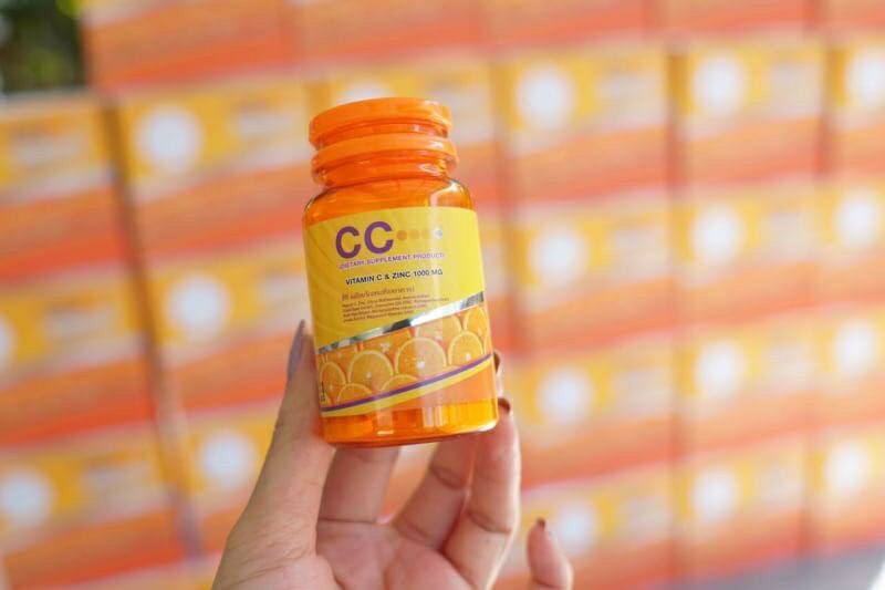 New CC nano Vitamin C & Zinc 1000 MG. สูตรปรับปรุงเข้มข้นขึ้น โมเลกุลเล็ก ดูดซึมดี