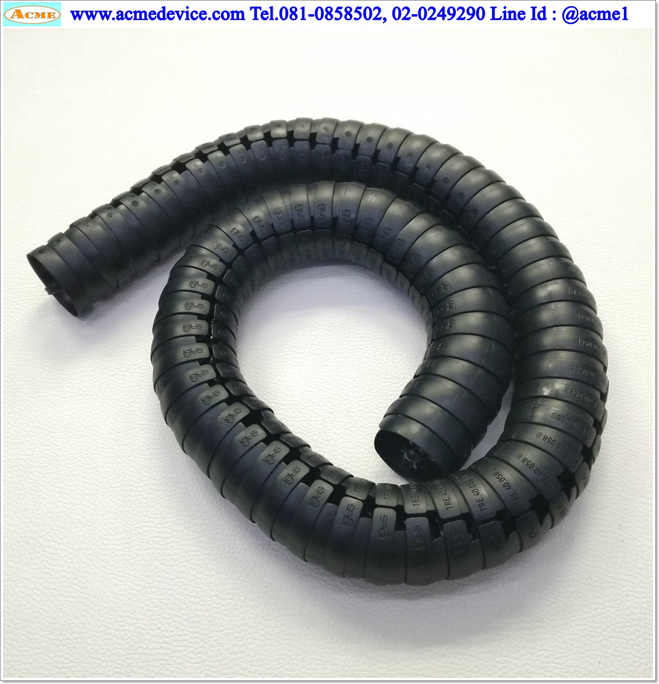 กระดูกงู IGUS รุ่น TRE.40.058.0.B, OD 43 mm, L 1000 mm.