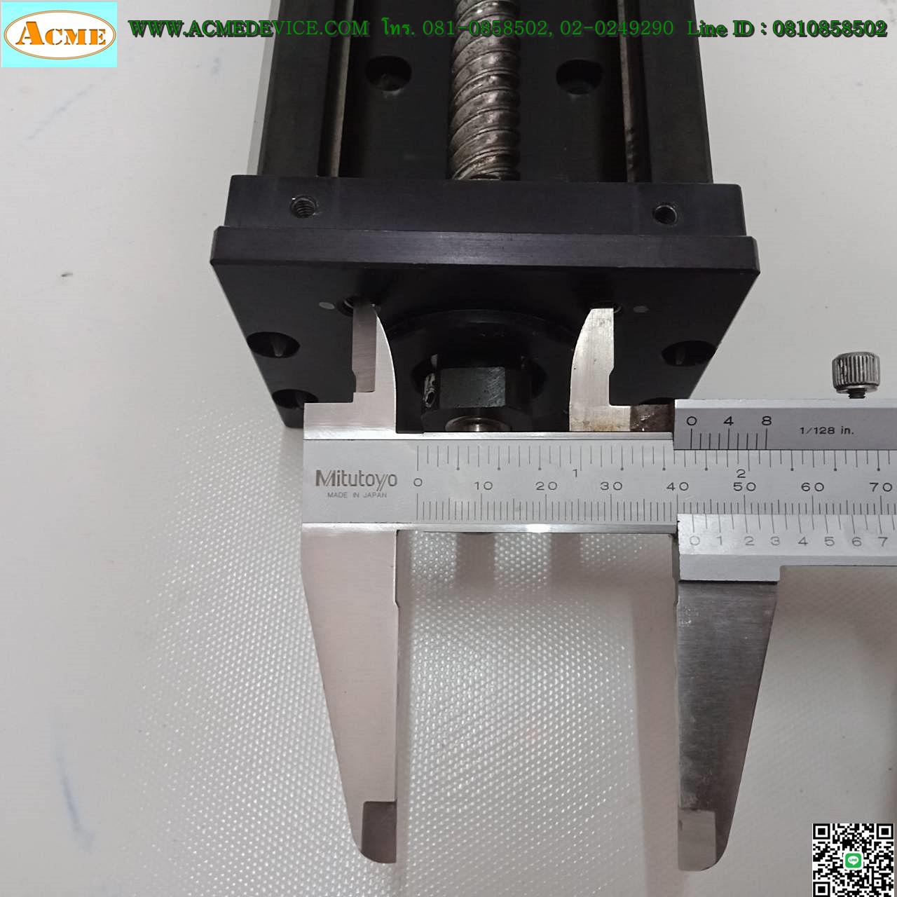 แกนสําเร็จรูป Ball Screw THK รุ่น KR, ขนาด 110 mm x 610 mm, แกนโต 15 mm, Stroke 405 mm, Pit 20 mm