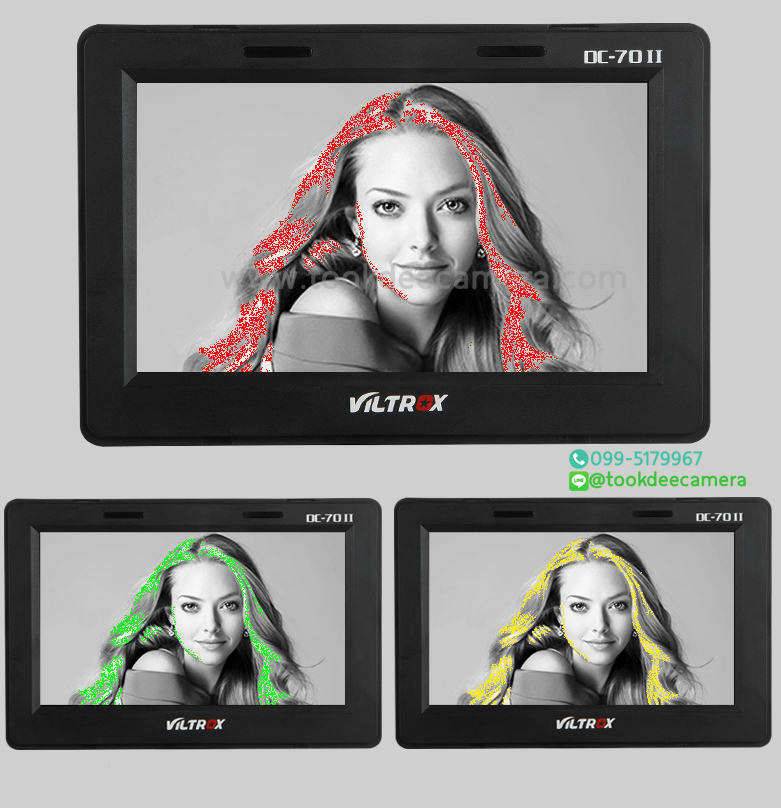 จอภาพViltrox DC-70II HDMI ขนาด 7นิ้ว สำหรับกล้อง DSLR หรือกล้องวิดีโอ