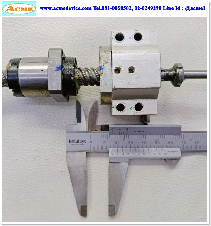 Ball Screw ??? รุ่น ???, ขนาดเพลา 12 mm. x 565 mm., Stroke 420 mm., Pit 16 mm.