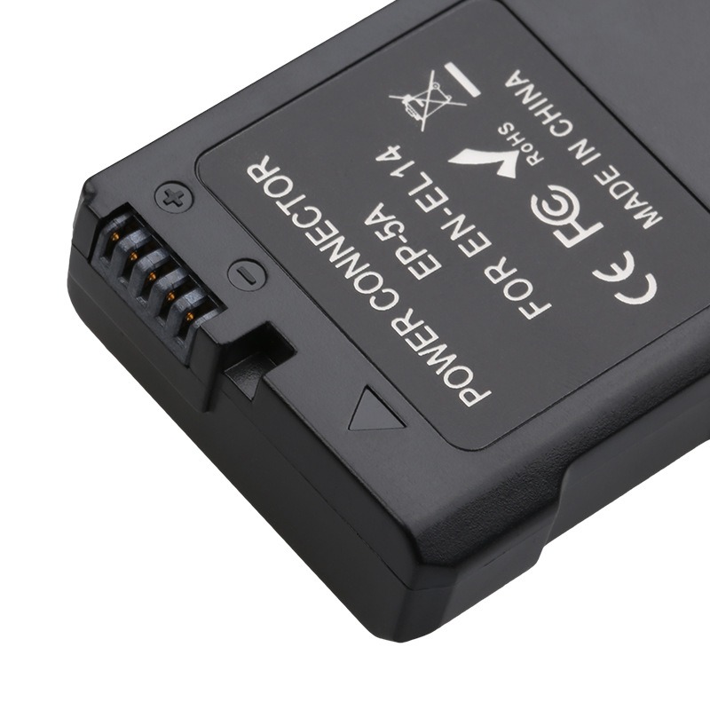 แบตเตอรี่ดัมมี่(แบตไลฟ์สด) ยี่ห้อ FB DC Coupler รุ่น EN-EL14 สำหรับกล้อง Nikon D5500 D5600 D5300 D3300 D3400 d5100 D3200 D3