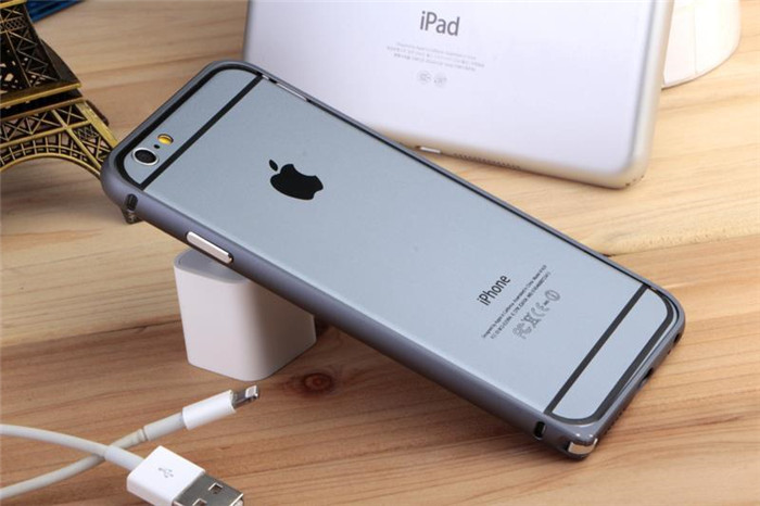 เคส iPhone6/6s บัมเปอร์ อลูมิเนียมแท้ (สีดำ)