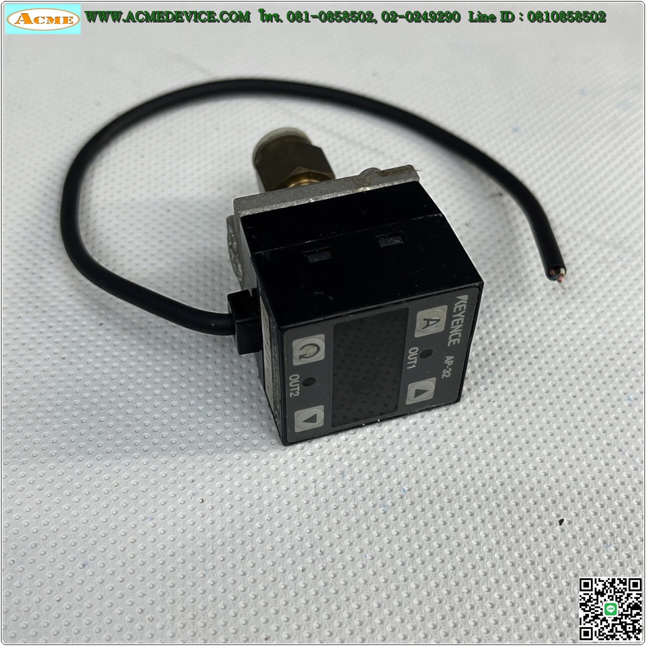 Pressure keyence รุ่น AP-32, 0 to +100.0kPa, NPN, Analog out 1-5V