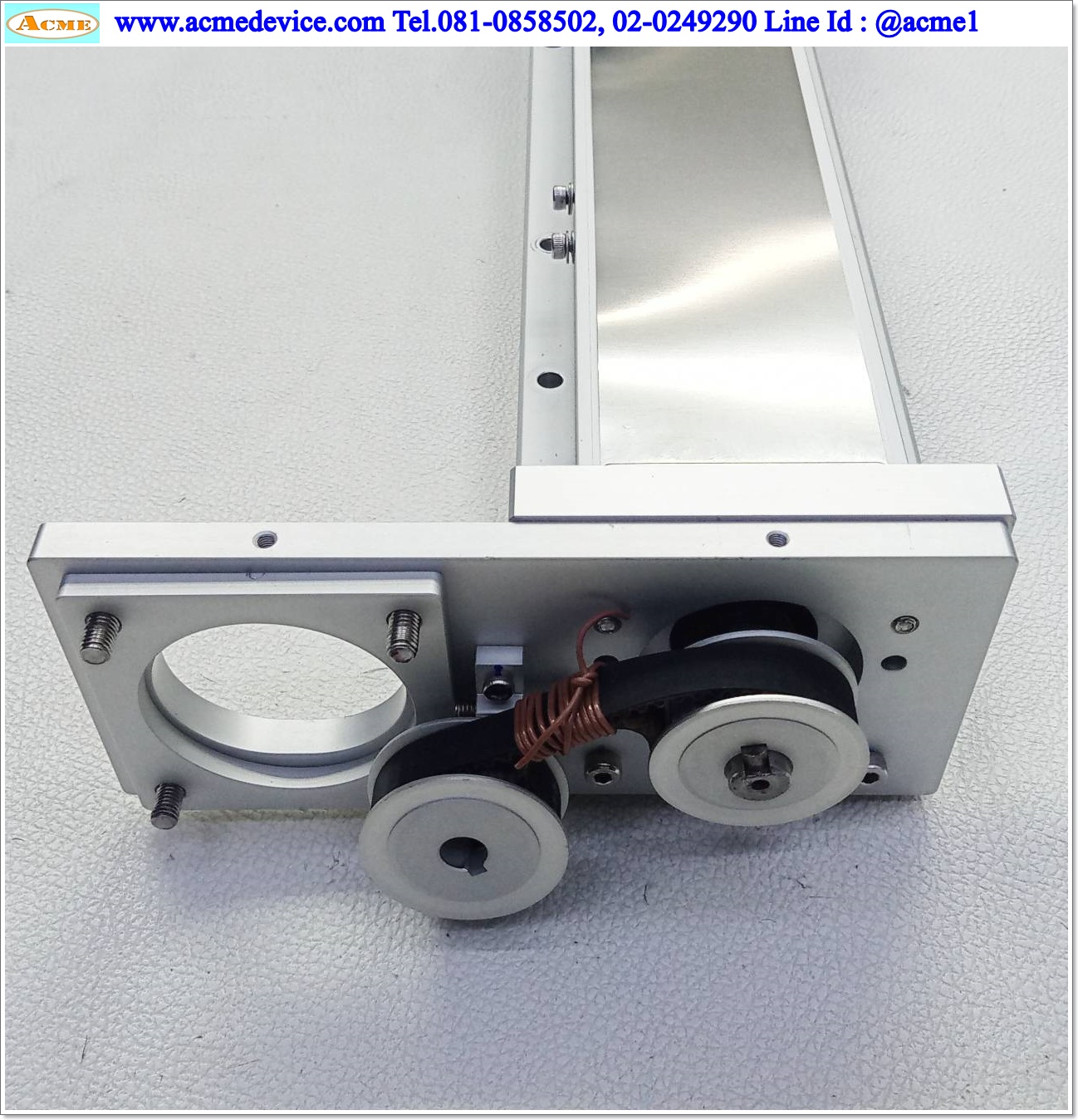 แกนสำเร็จรูป Ball Screw Sunvision รุ่น SGA8L-10-250, ขนาด 80 x 505 mm., แกนโต 15 mm, Stroke 250 mm., Pit 10 mm.