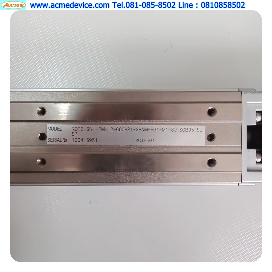 Slider IAI Drive รุ่น RCP2-C-RSW-I-PM-0 & RCP2-SS-I-PM-12-600-P1-S-NMS-G1-M1-SU-SCB35-SU-SP, Stroke 600 mm. (สาย 2.5 m.)