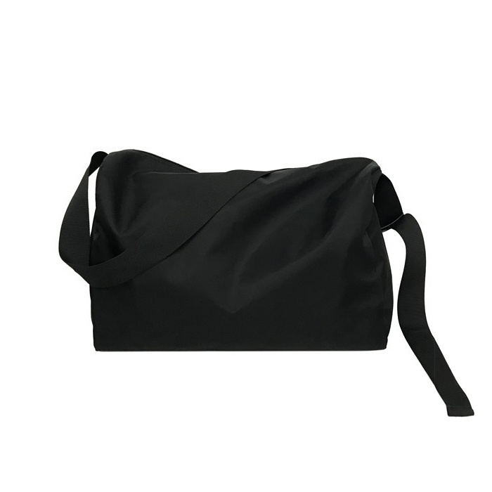 กระเป๋าทรงกระบอก กระเป๋าสะพายข้าง duffel cylinder | CYD001 black