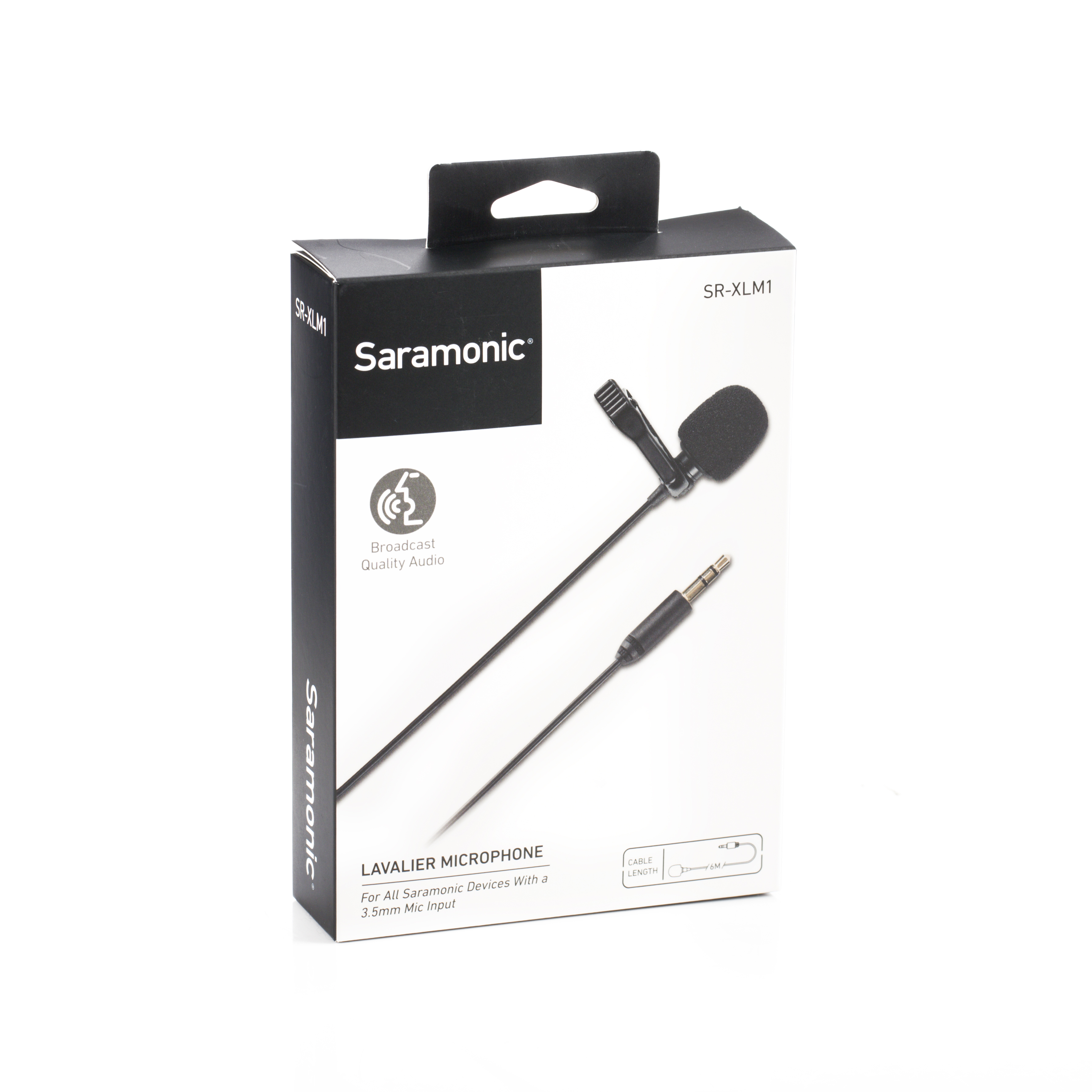 Saramonic SR-XLM1 BATTERY-FREE WIRED LAVALIER MICROPHONE FOR DSLRS, MIRRORLESS CAMERAS, VIDEO CAMERAS, RECORDERS, SMARTPHONES AND TABLETS รับประกันศูนย์ไทย 1 ปี