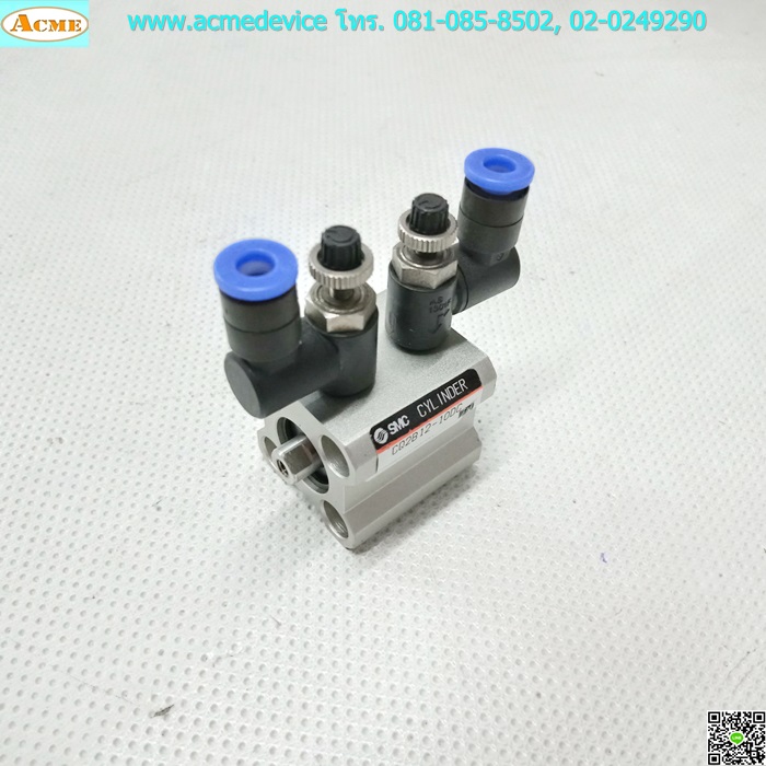 Air Cylinder SMC รุ่น CQ2B12-10DC, Bore 12 mm., Stroke 10 mm.