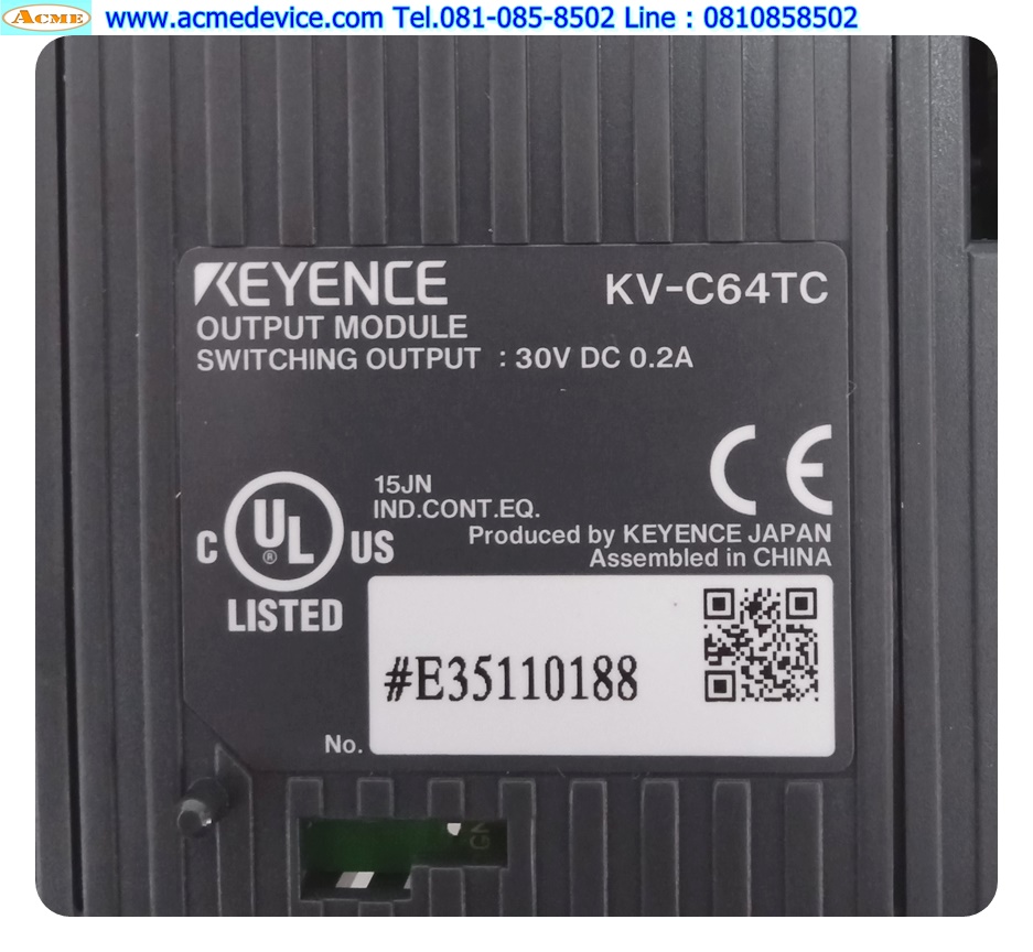 PLC Keyence รุ่น KV-C64TC, Output Module