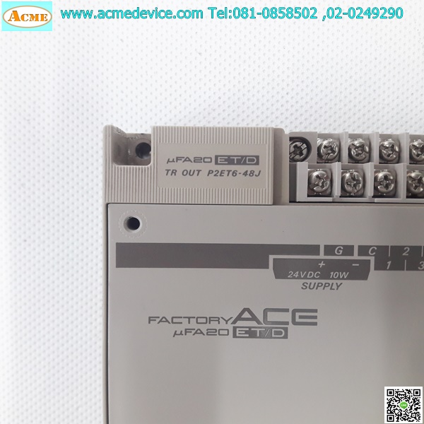 PLC Yokogawa รุ่น FA20, ET/D, TR OUT P2ET6-48J, 24VDC, 10W