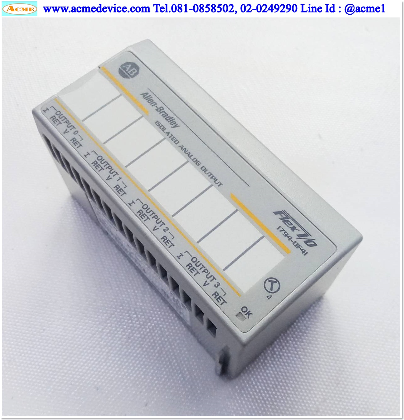 PLC Allen-Bradley รุ่น 1794-OF4I, Flex I/O Isolated Analog Output