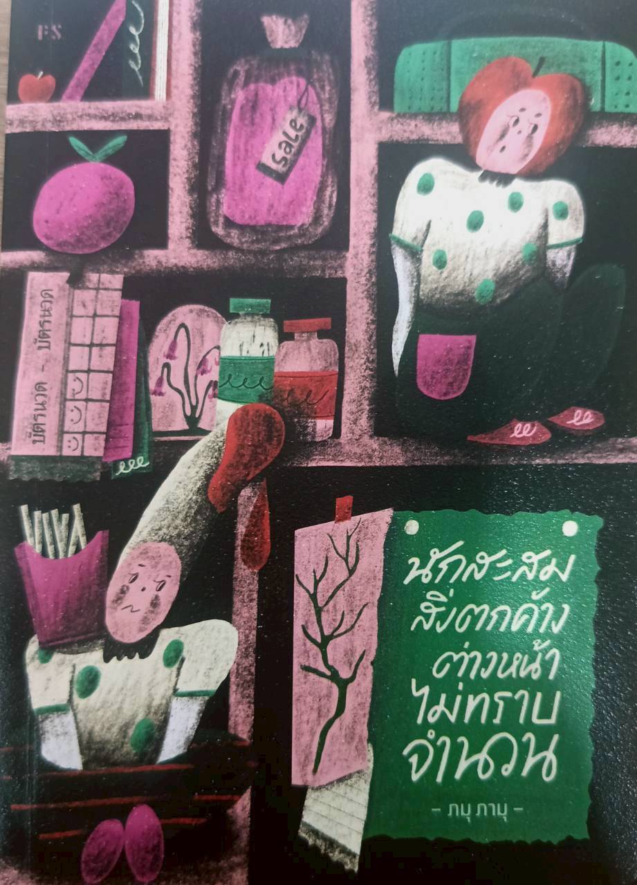 หนังสือเรื่อง นักสะสมสิ่งตกค้างต่างหน้าไม่ทราบจำนวน:ภมุ ภามุ:สำนักพิมพ์ พี.เอส/P.S.