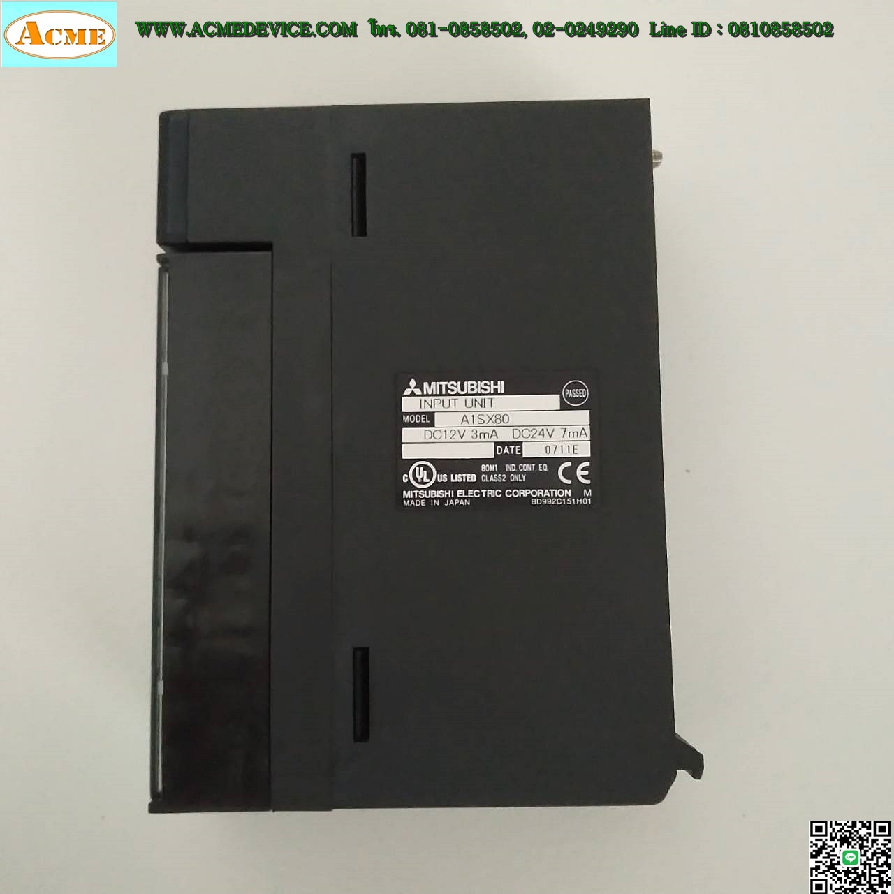 PLC Mitsubishi รุ่น A1SX80, Input Unit (มือสอง)