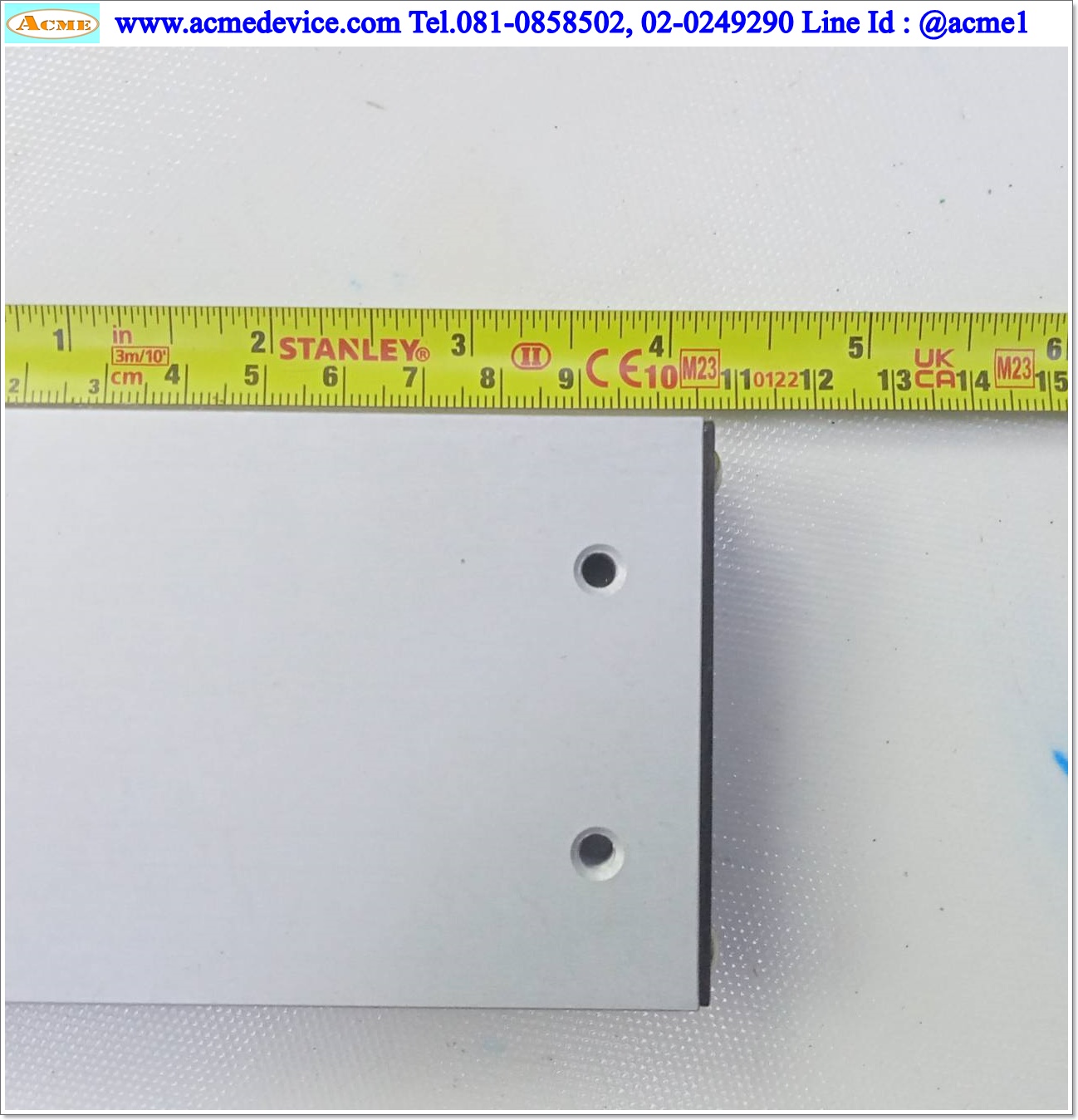 Linear Ball Slide Del-tron รุ่น 53-4, 66 mm. x 152 mm., Stroke 106 mm.