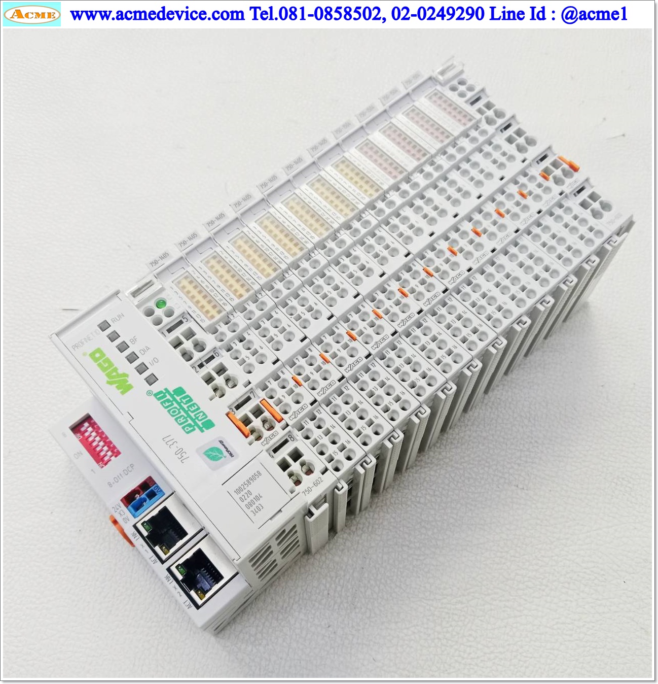 PLC Wago รุ่น 750-377, 750-602, 750-1405(7), 750-1504(4), 750-600