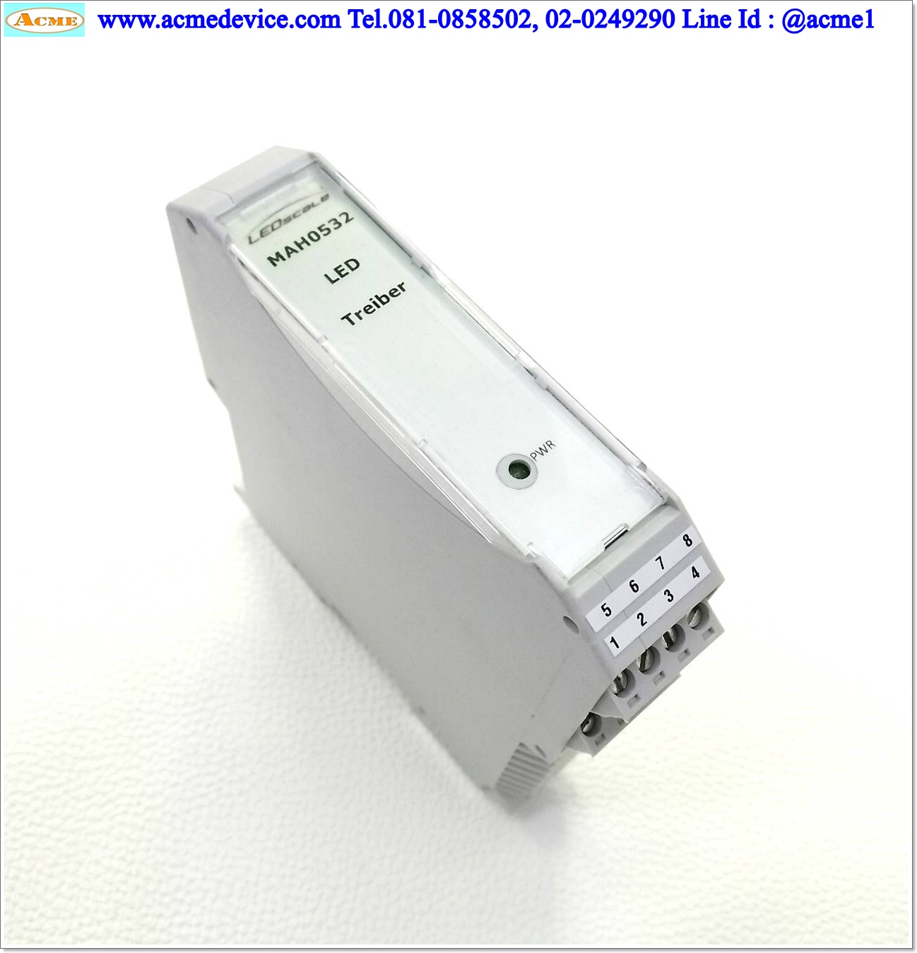 Constant Current LED Driver Diana รุ่น MAH0532-0350B, 20-30 Vdc, 8W, 350mA