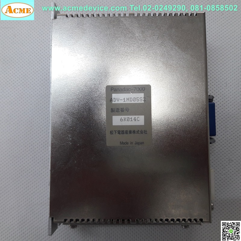 Servo Drive Panasonic Panadac รุ่น ADV-1MD05S2, 6K014C, 50W