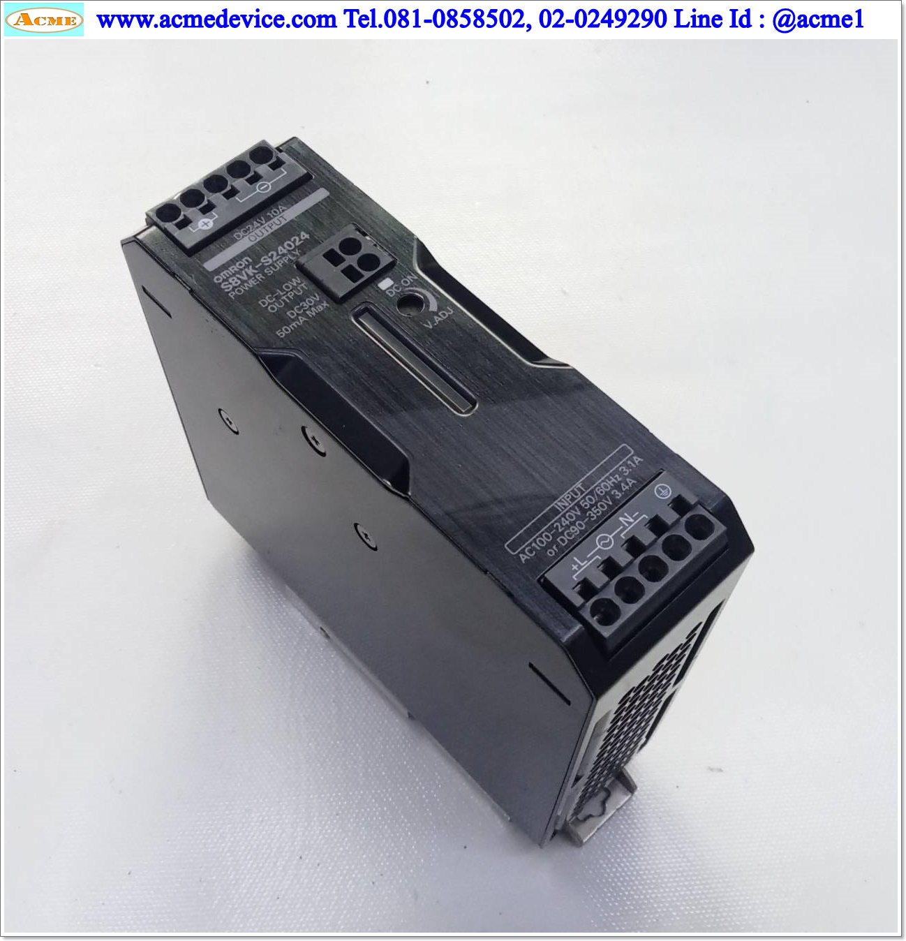 Power Supply Omron รุ่น S8VK-S24024, Output 24V, 10A, 240W