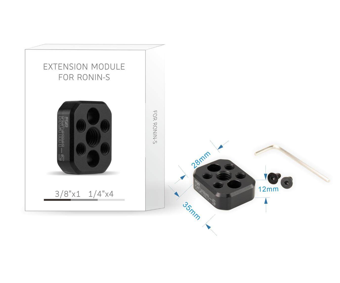 Extension module for ronin s ใช้สำหรับยึดอุปกรณ์เสริมจอมอนิเตอร์ ไมค์ ไฟLED