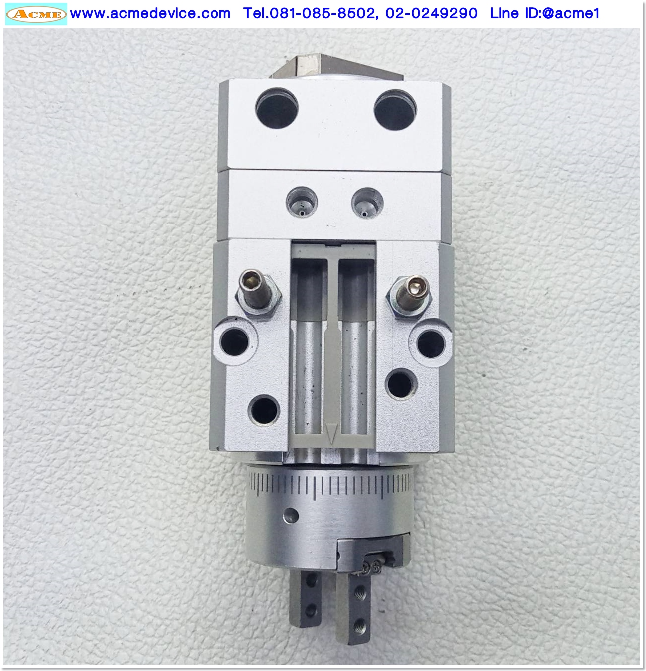 Gripper Rotary SMC รุ่น MRHQ10D-15SX-N-X22, Gripper bore 10 mm, Rotary 90 องศา