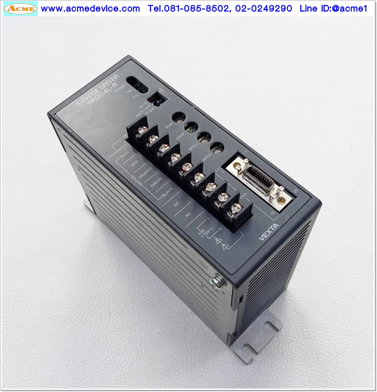 Stepping Driver VEXTA รุ่น RKD514L-A, 5 Phase, 100-115V, 5 Phase, 1.4A
