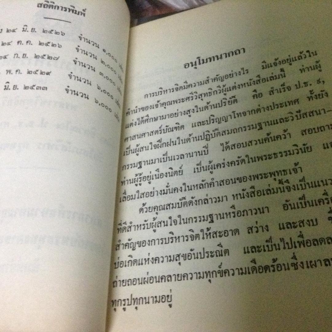 การบริหารจิต พระราชวิสุทธิกวี ราคา 220