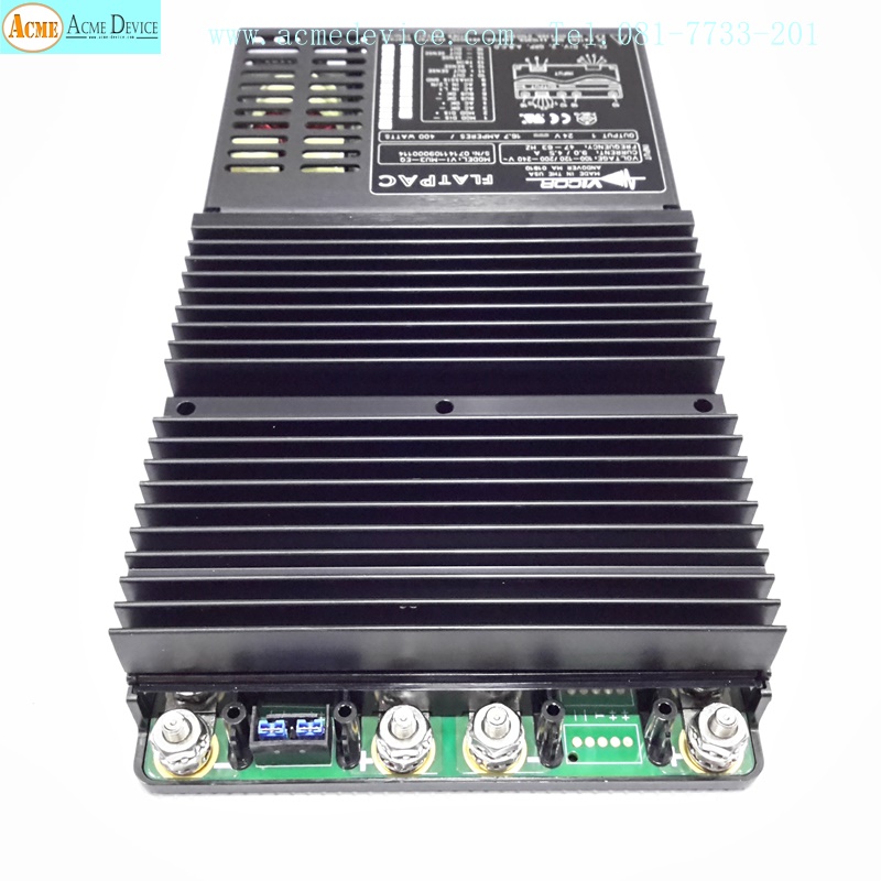 Power Supply VICOR FLATPAC รุ่น V1-MU3-EQ, Output 24V, 16.7A, 400W