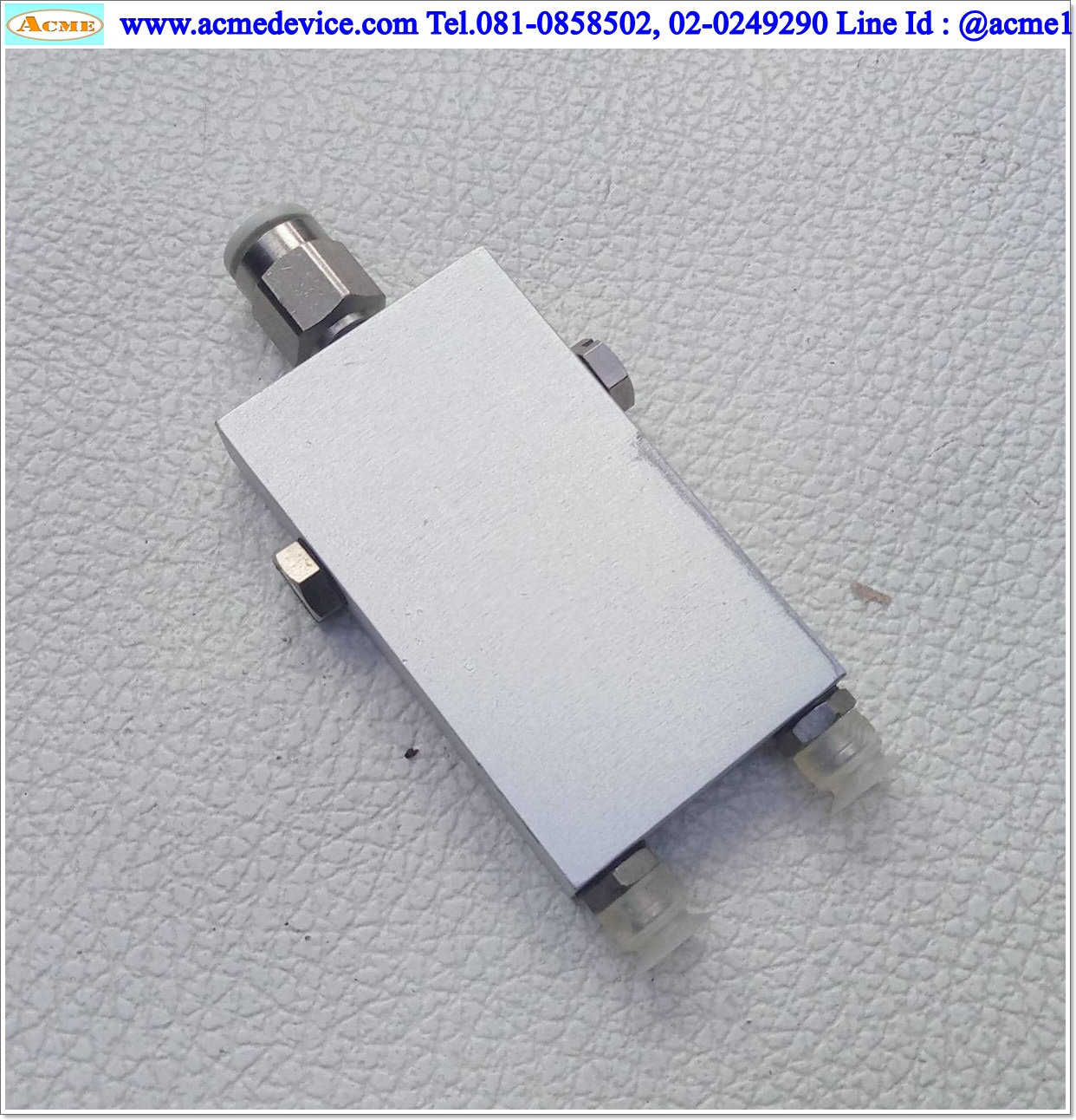 Vacuum Pad ขนาด 30 x 52 x 8 mm., dia 8 mm., Port size 6 mm.
