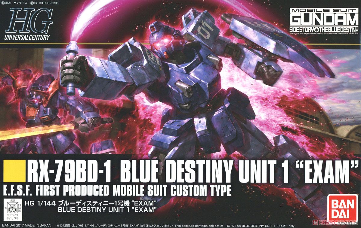 HG 1/144 BLUE DESTINY UNIT 1 