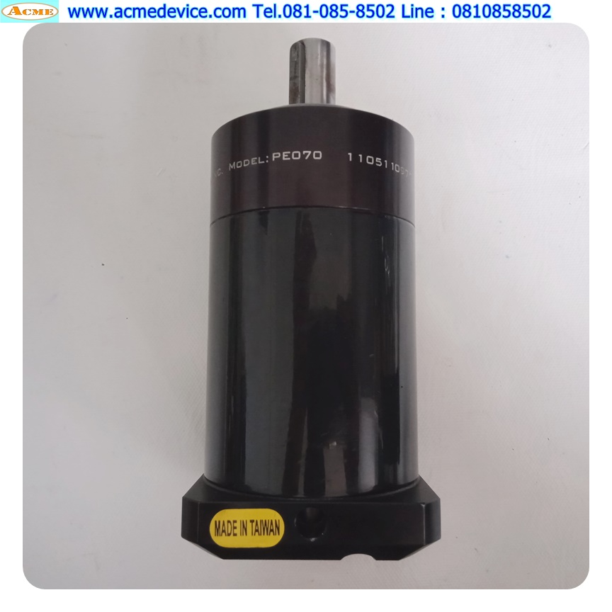 Gear Head APEX รุ่น PE070, Ratio 30:1 (เพลาเข้า 8 mm., ออก 17 mm.), for Stepping □ 57x57 ∅ 38