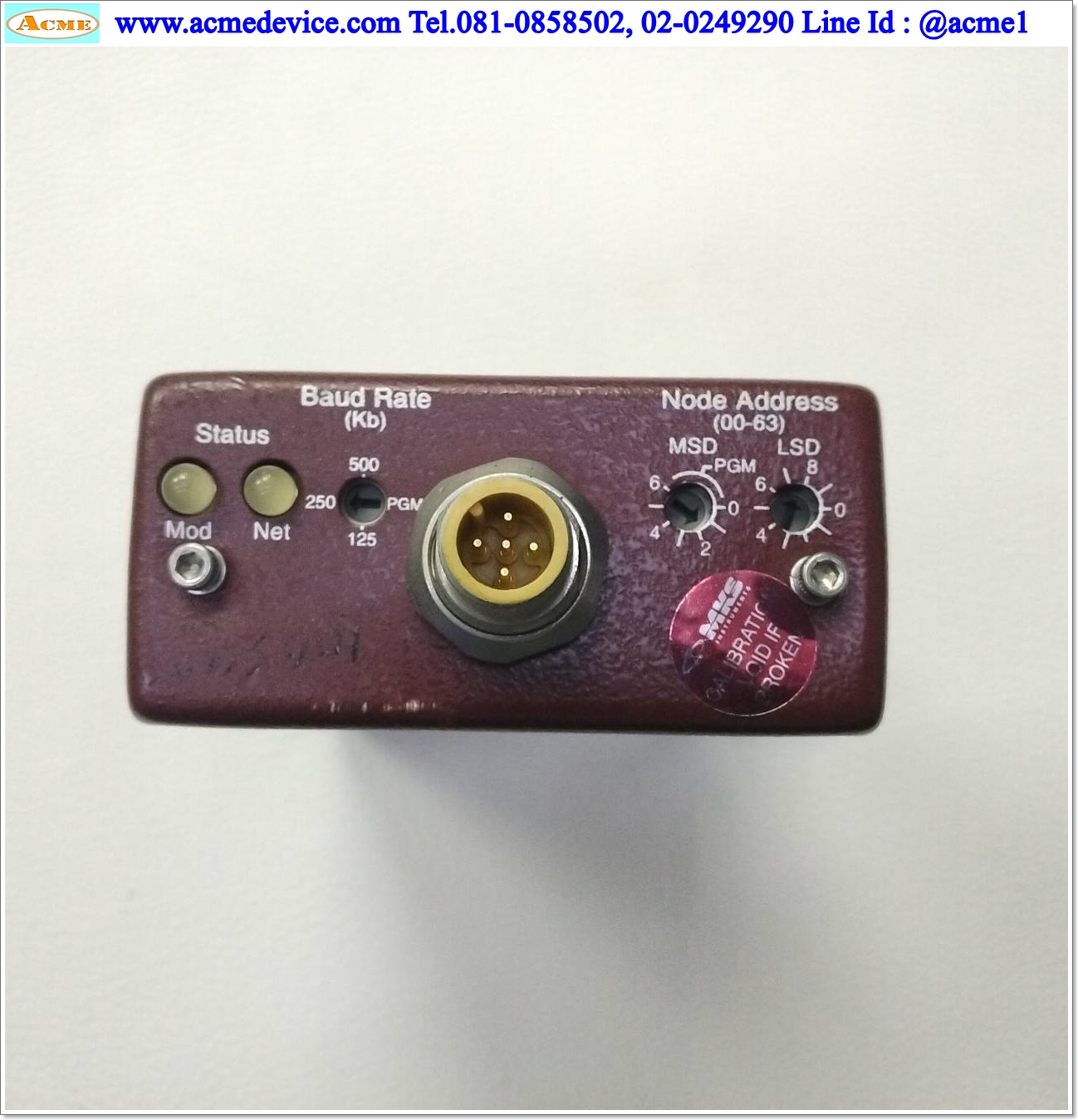Flow Controller MKS รุ่น 1179A-15344, Range100 SCCM, For N2, DeviceNet