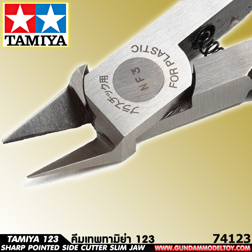 TAMIYA SHARP POINTED SIDE CUTTER SLIM JAW 