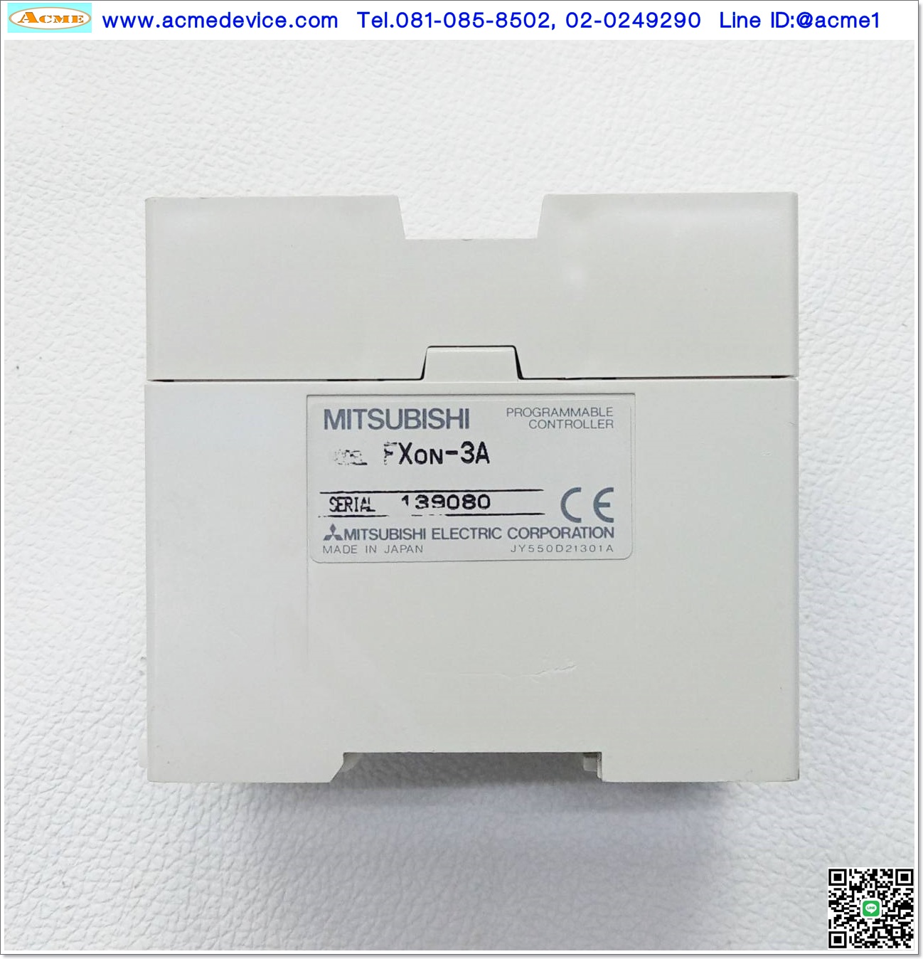 PLC Mitsubishi รุ่น FX0N-3A, Analog Input, Expansion (ไม่มีฝาปิด)