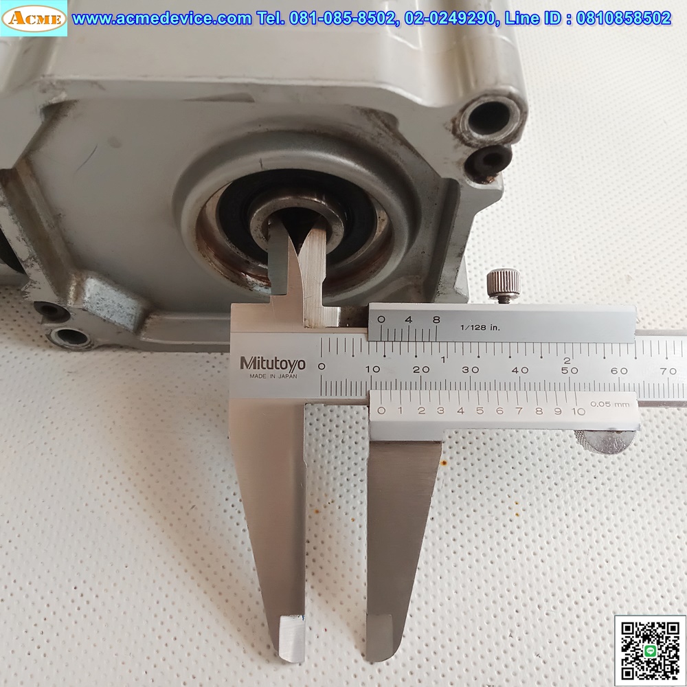 3phase Induction Motor Nissei รุ่น F2SM-12-20-T60T, 60W, 220V & Gear Head Ratio 1:20