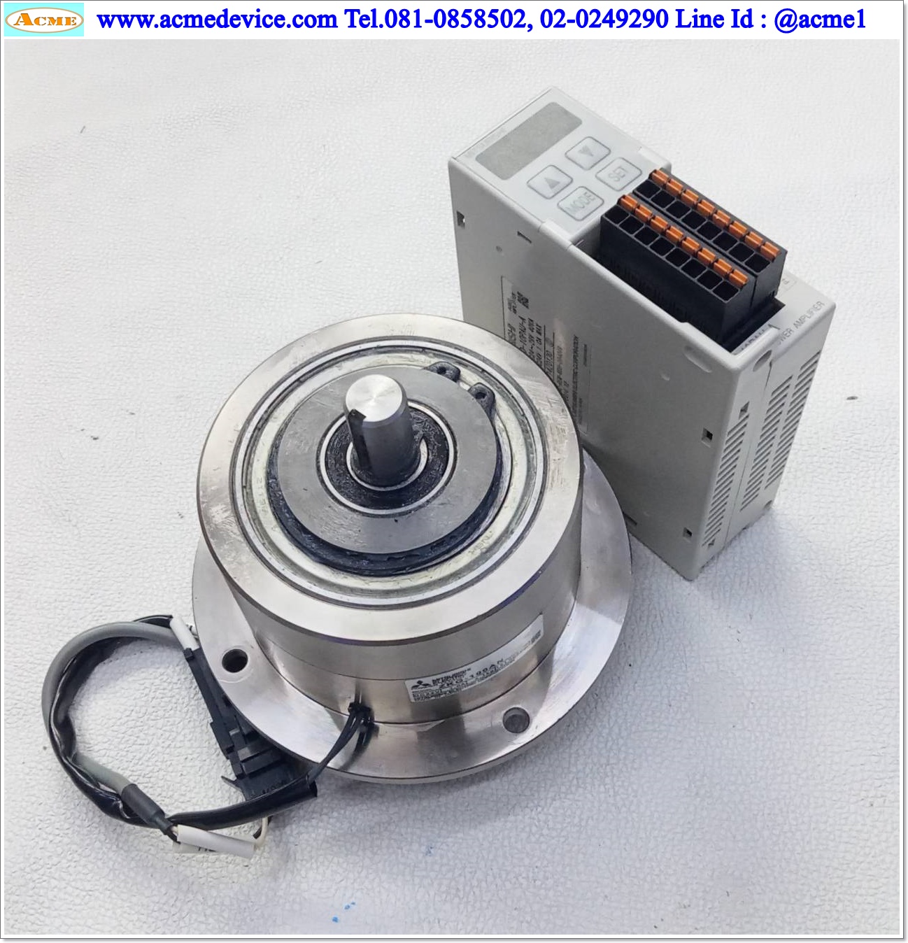 Tension, Power Amplifier Mitsubishi รุ่น LD-10PAU-A & Powder Clutch ZKG-100AN, 24Vdc, 10Nm