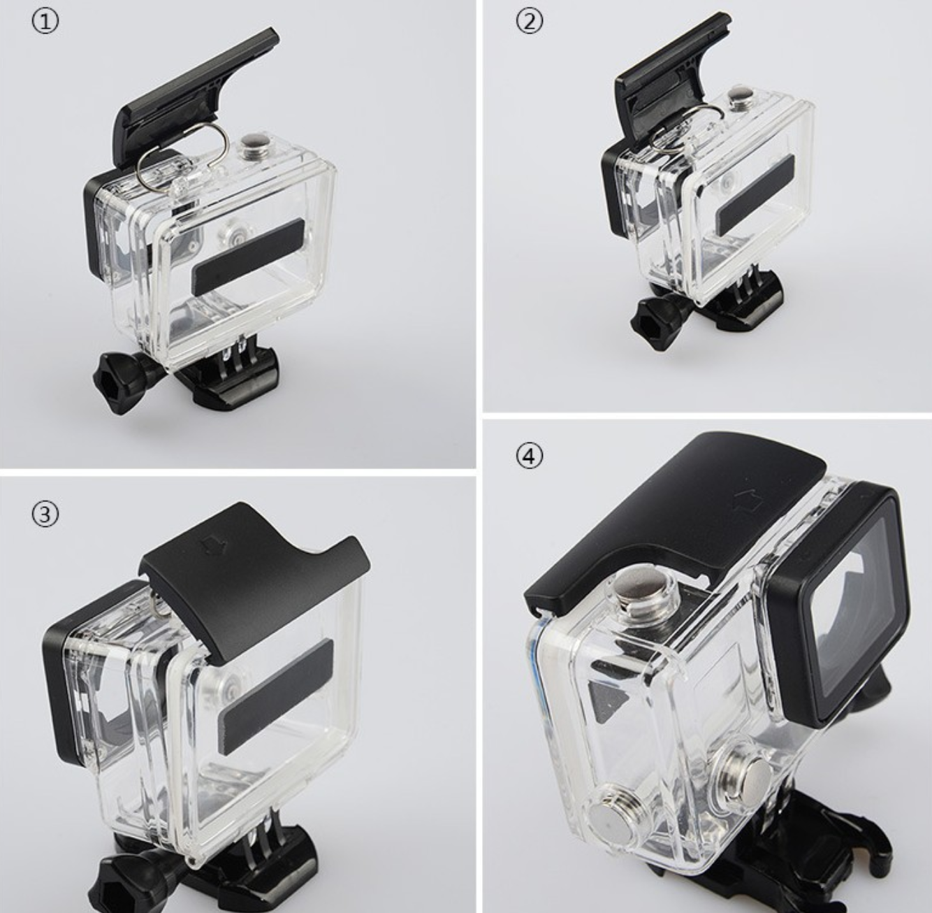 ฝาล็อคเคสกันน้ำ Gopro 4