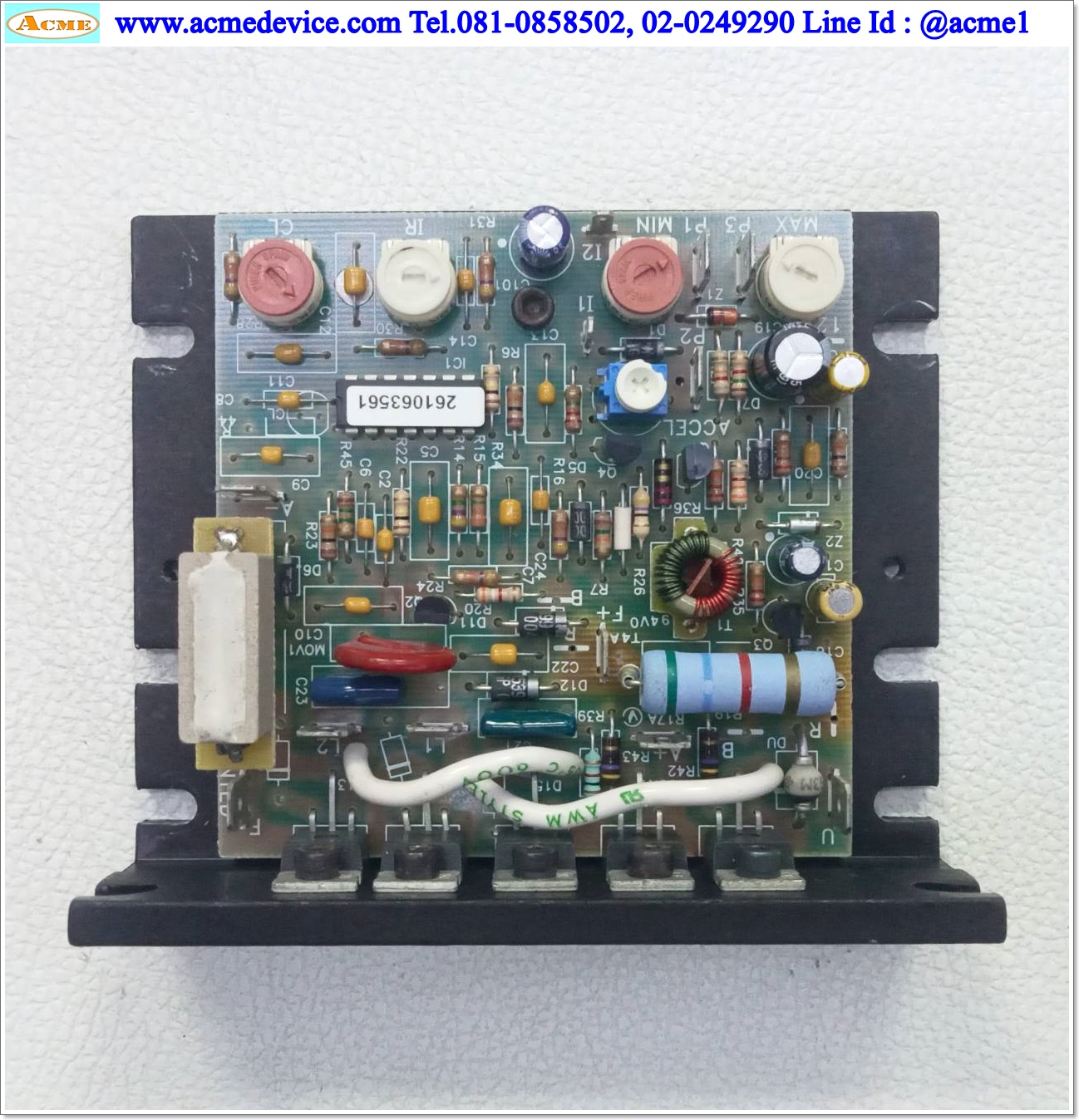 Brush DC Drive KB รุ่น KBIC-118, Output 0-90Vdc, 6A, Power Input 115 Vac