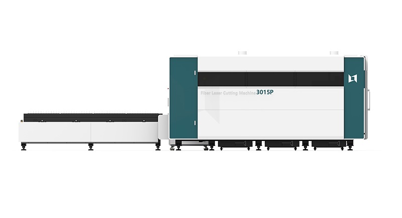 เครื่องตัดเลเซอร์ไฟเบอร์ออฟติกส์ซีเอ็นซีกำลังสูง 4000W HPFL 1530 4000W Fiber Optic CNC Laser cutting