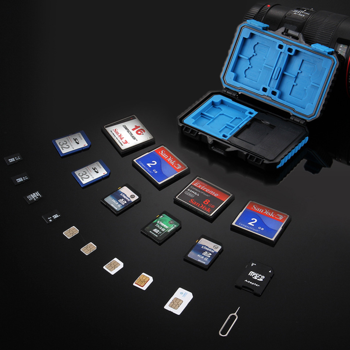 PULUZ Memory Card HardCase ฮาร์ดเคสใส่เมมโมรี่การ์ด แข็งแรง กันน้ำ