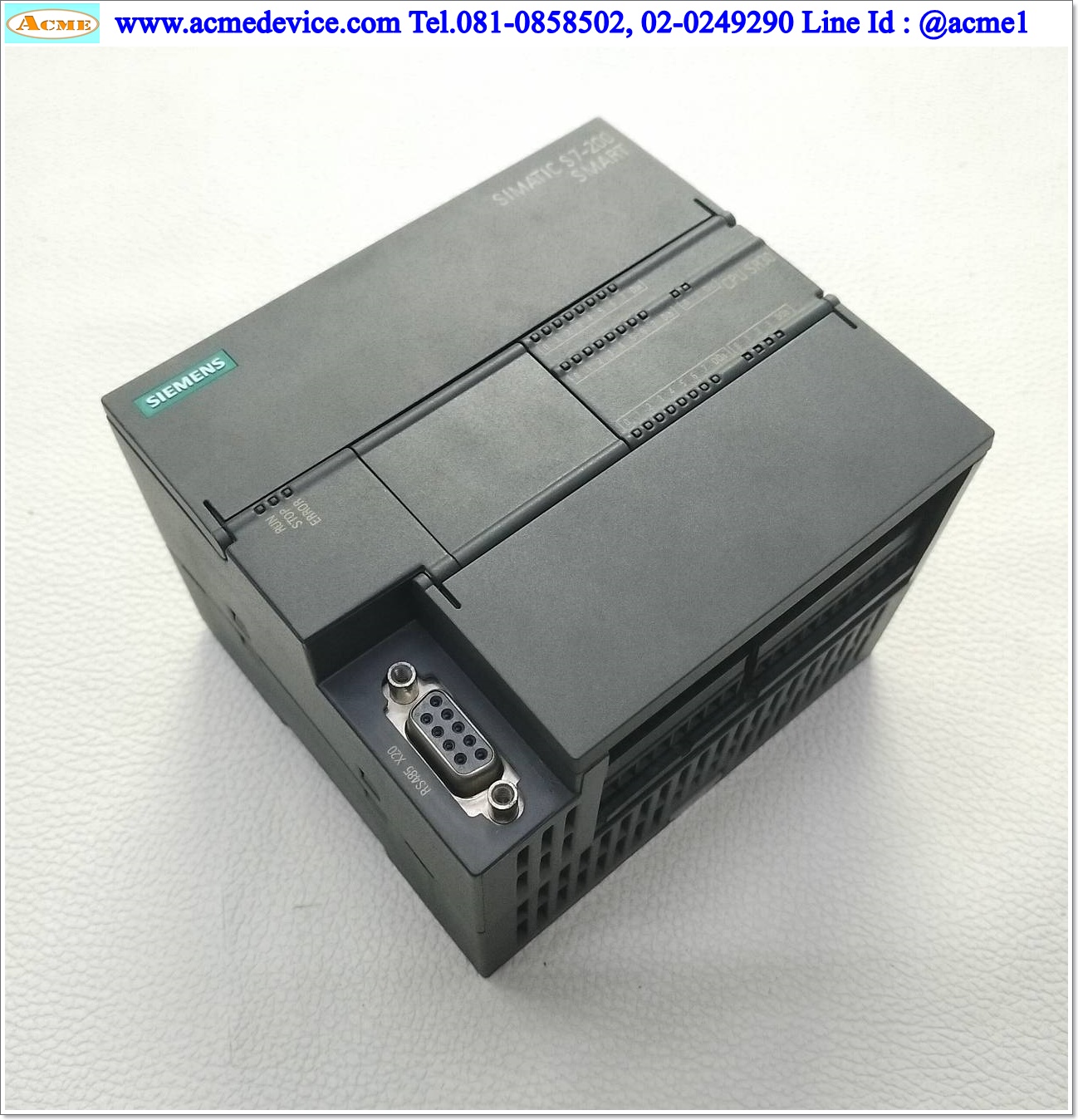PLC Siemens Simatic S7-200 Smart รุ่น 6ES7 288-1SR30-0AA0, CPU CR30, DI 18, DQ 12