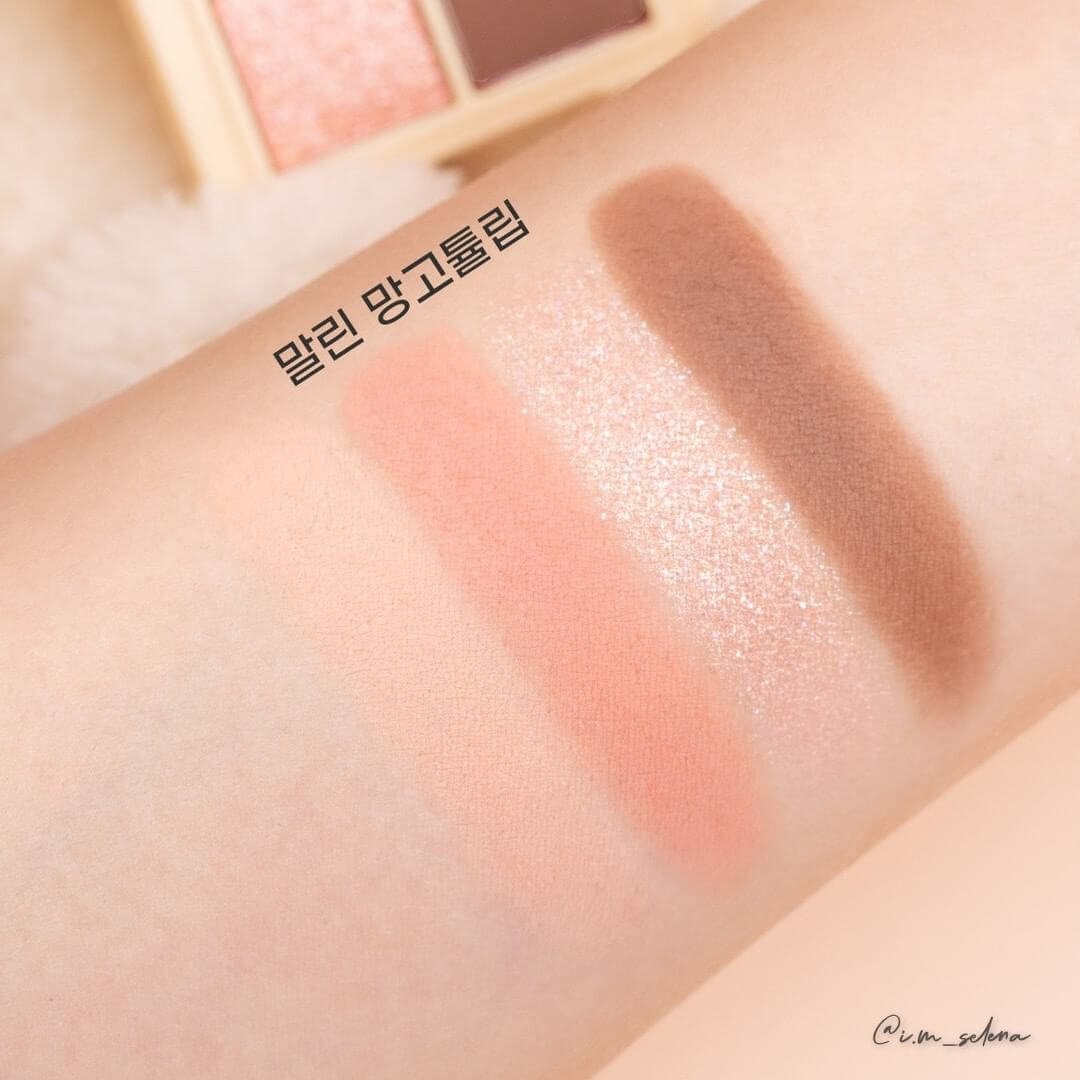 พาเลทอายแชโดว์โรแมนด์ Romand Better Than Eyes Palette #01 Dry Mango Tulip