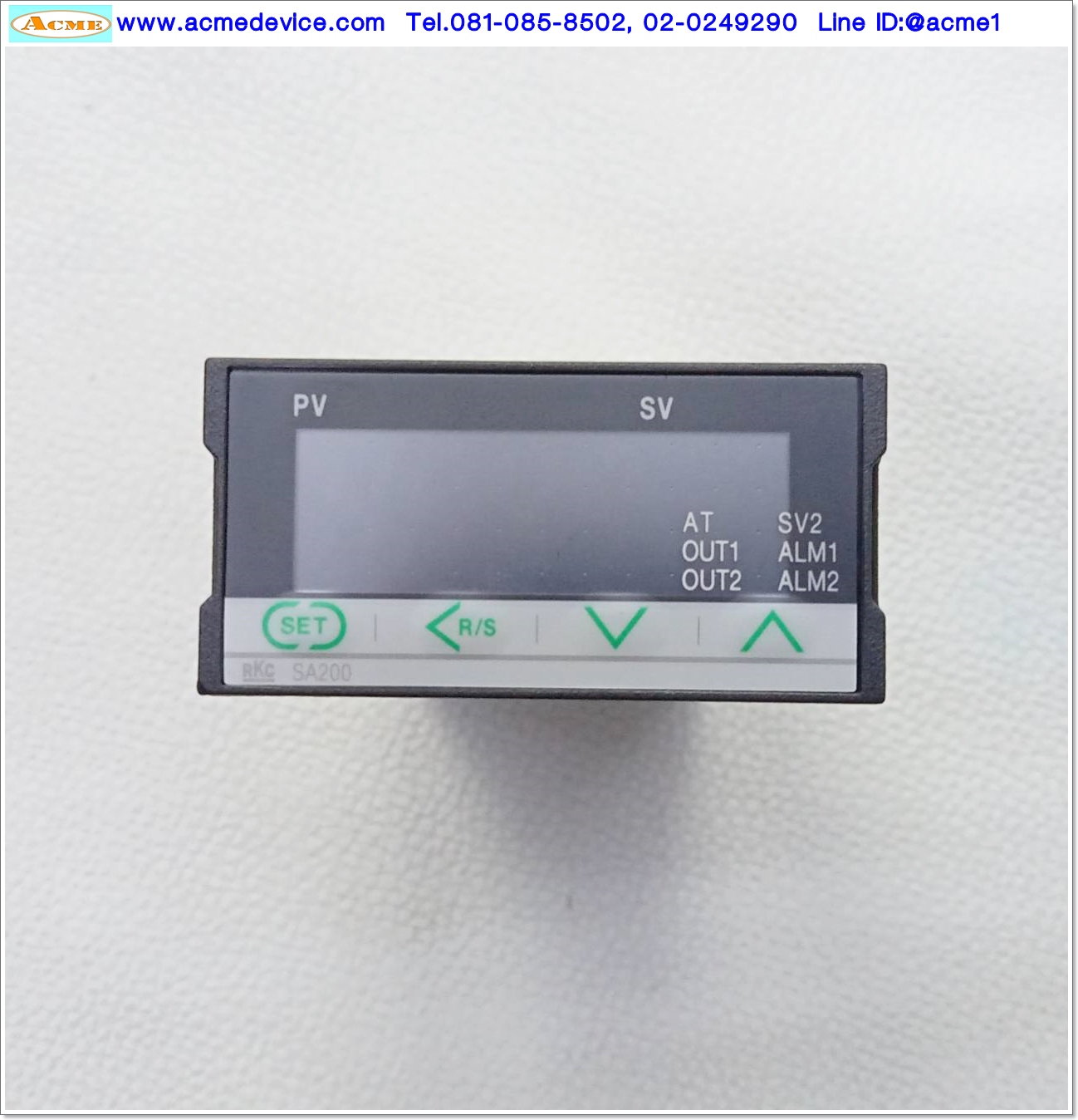 Temperature Controller RKC รุ่น SA200, 100-240Vac, Input RTD, 0-50°C, Output Relay